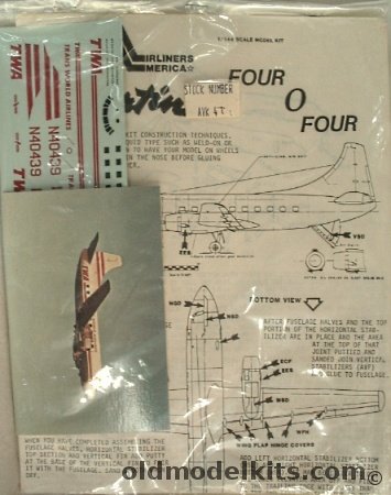 Airliners America 1/144 Martin 404 TWA Airlines - Bagged plastic model kit